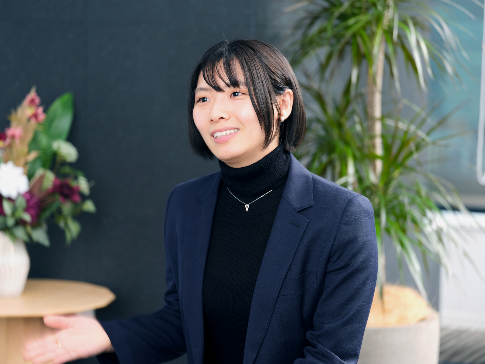 国内留学 インタビュー風景